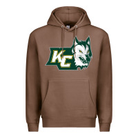 Chestnut keuka college wolf vectorized Premium Hoodie - linhVisuals