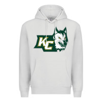 Dove Grey keuka college wolf vectorized Premium Hoodie - linhVisuals