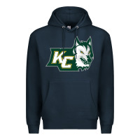 Navy keuka college wolf vectorized Premium Hoodie - linhVisuals