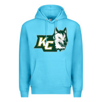 Ocean Blue keuka college wolf vectorized Premium Hoodie - linhVisuals