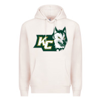 Pale Pink keuka college wolf vectorized Premium Hoodie - linhVisuals