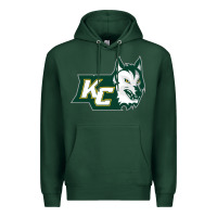 Sports Green keuka college wolf vectorized Premium Hoodie - linhVisuals