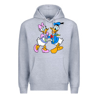 Heather Grey donal duck Premium Hoodie - linhVisuals