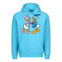 Ocean Blue donal duck Premium Hoodie - linhVisuals