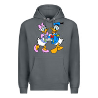 Rock donal duck Premium Hoodie - linhVisuals