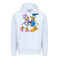 White donal duck Premium Hoodie - linhVisuals