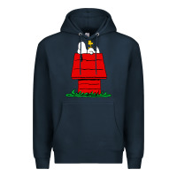Navy peanuts the doghouse Premium Hoodie - linhVisuals