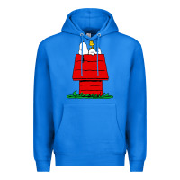 True Royal peanuts the doghouse Premium Hoodie - linhVisuals