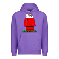 Purple peanuts the doghouse Premium Hoodie - linhVisuals