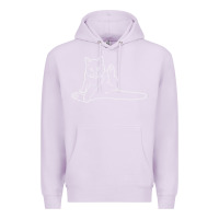 Lilac cat butt white Premium Hoodie - linhVisuals