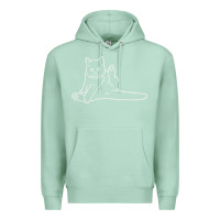 Seafoam cat butt white Premium Hoodie - linhVisuals