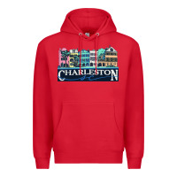 Red charleston rainbow road   charleston south carolin Premium Hoodie - linhVisuals