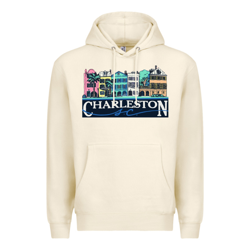 Charleston Rainbow Road   Charleston South Carolin Premium Hoodie by linhVisuals | Teevron