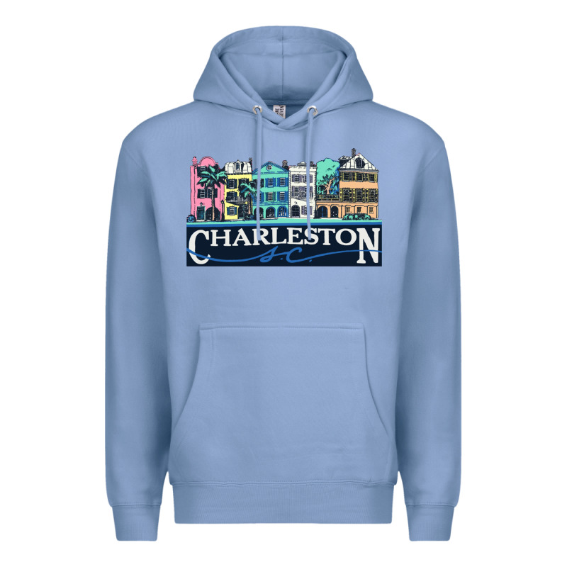 Charleston Rainbow Road   Charleston South Carolin Premium Hoodie by linhVisuals | Teevron