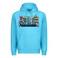 Ocean Blue charleston rainbow road   charleston south carolin Premium Hoodie - linhVisuals