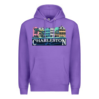 Purple charleston rainbow road   charleston south carolin Premium Hoodie - linhVisuals