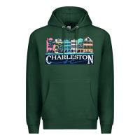Sports Green charleston rainbow road   charleston south carolin Premium Hoodie - linhVisuals