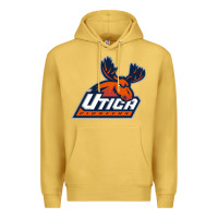 Antique Gold utica pioneers vectorized Premium Hoodie - linhVisuals