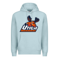 Blue Mist utica pioneers vectorized Premium Hoodie - linhVisuals
