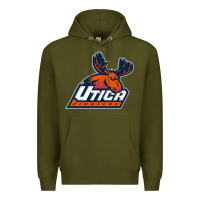 Army Green utica pioneers vectorized Premium Hoodie - linhVisuals