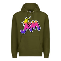 Army Green jem and the holograms musical Premium Hoodie - linhVisuals