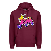 Burgundy jem and the holograms musical Premium Hoodie - linhVisuals
