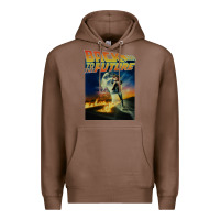 Chestnut back to the future vintage Premium Hoodie - linhVisuals