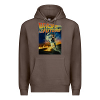 Coffee back to the future vintage Premium Hoodie - linhVisuals