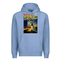 Colony Blue back to the future vintage Premium Hoodie - linhVisuals