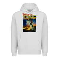 Dove Grey back to the future vintage Premium Hoodie - linhVisuals