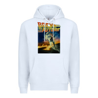 White back to the future vintage Premium Hoodie - linhVisuals