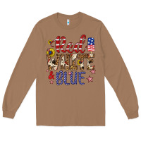 Red White And Blue Long Sleeve Tee | Teevron