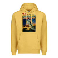 Antique Gold back to the future vintage Premium Hoodie - linhVisuals