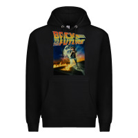 Black back to the future vintage Premium Hoodie - linhVisuals