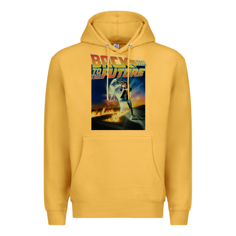 Back To The Future Vintage Premium Hoodie by linhVisuals | Teevron