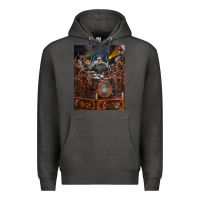Charcoal Heather Neil Peart cool Premium Hoodie - linhVisuals