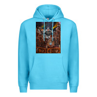 Ocean Blue Neil Peart cool Premium Hoodie - linhVisuals