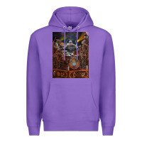 Purple Neil Peart cool Premium Hoodie - linhVisuals