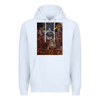 White Neil Peart cool Premium Hoodie - linhVisuals