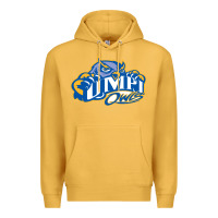 Mustard university of maine at presque isle vectorized Premium Hoodie - linhVisuals