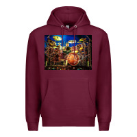 Burgundy Neil Peart encore Premium Hoodie - linhVisuals