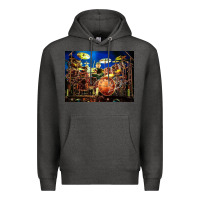 Charcoal Heather Neil Peart encore Premium Hoodie - linhVisuals