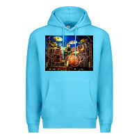 Ocean Blue Neil Peart encore Premium Hoodie - linhVisuals