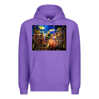Purple Neil Peart encore Premium Hoodie - linhVisuals
