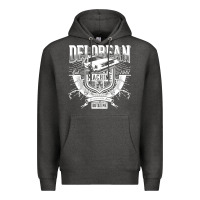 Charcoal Heather delorean machine Premium Hoodie - linhVisuals