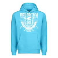 Ocean Blue delorean machine Premium Hoodie - linhVisuals