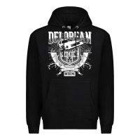 Black delorean machine Premium Hoodie - linhVisuals