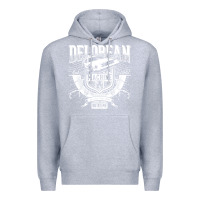Heather Grey delorean machine Premium Hoodie - linhVisuals