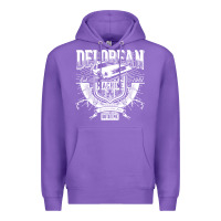Purple delorean machine Premium Hoodie - linhVisuals