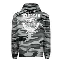 Slate Camo delorean machine Premium Hoodie - linhVisuals